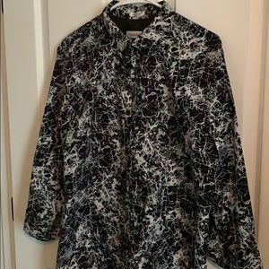 Black and White Button Down